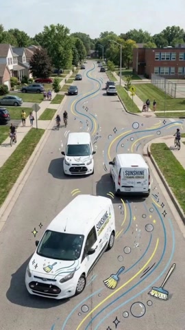 Run a Cleaning Crew? Track Every Van